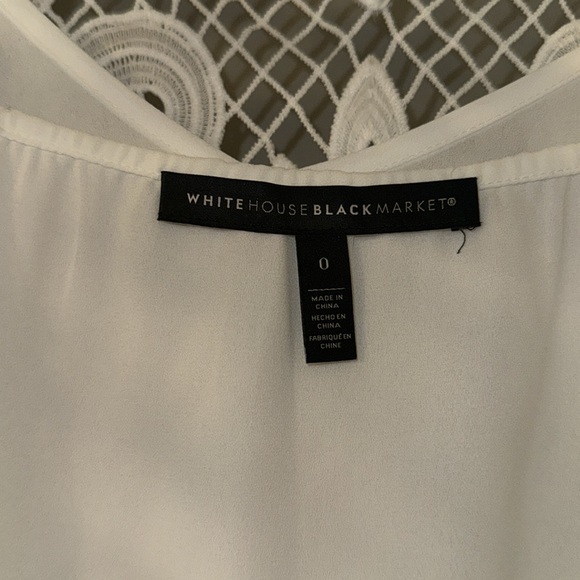 White House Black Market Lace Top Size 0 - Picture 8 of 8